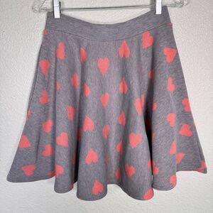 Elhoffer Essential Knit Skirt Women Large Companion Heart Skater Comfy Cosplay